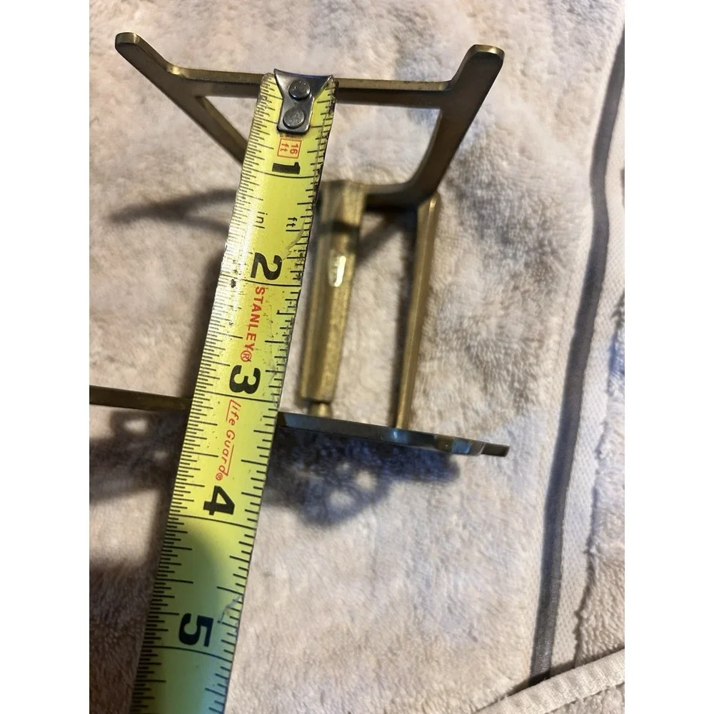 Vintage Brass Hen Chicken Napkin Holder Made in Taiwan Farmhouse Decor